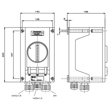 GHG263 / ATEX Safety switch 40 A